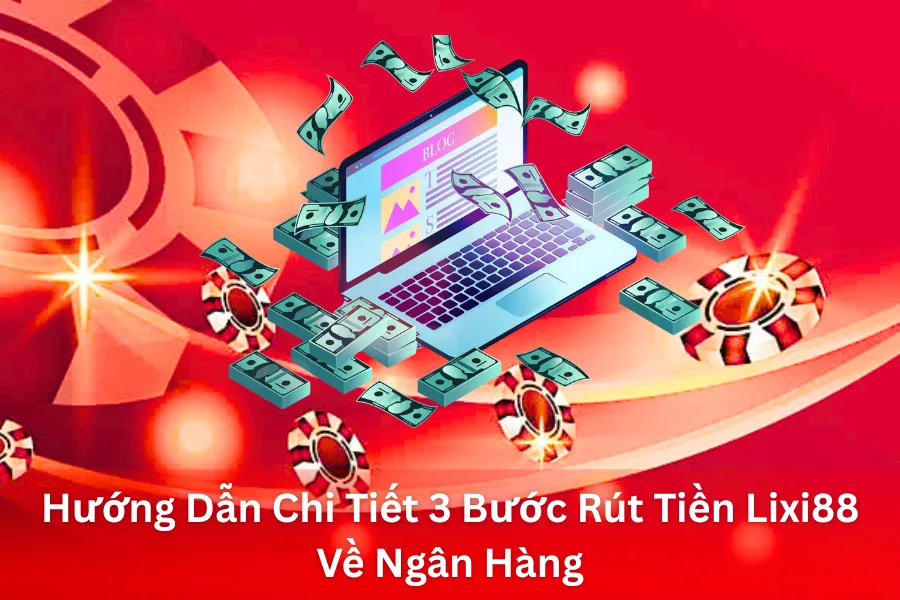 Hướng Dẫn Chi Tiết 3 Bước Rút Tiền Lixi88 Về Ngân Hàng